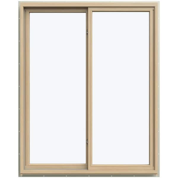 47.3125 in. x 59.5625 in. W-5500 Left-Hand Sliding Wood Clad Window