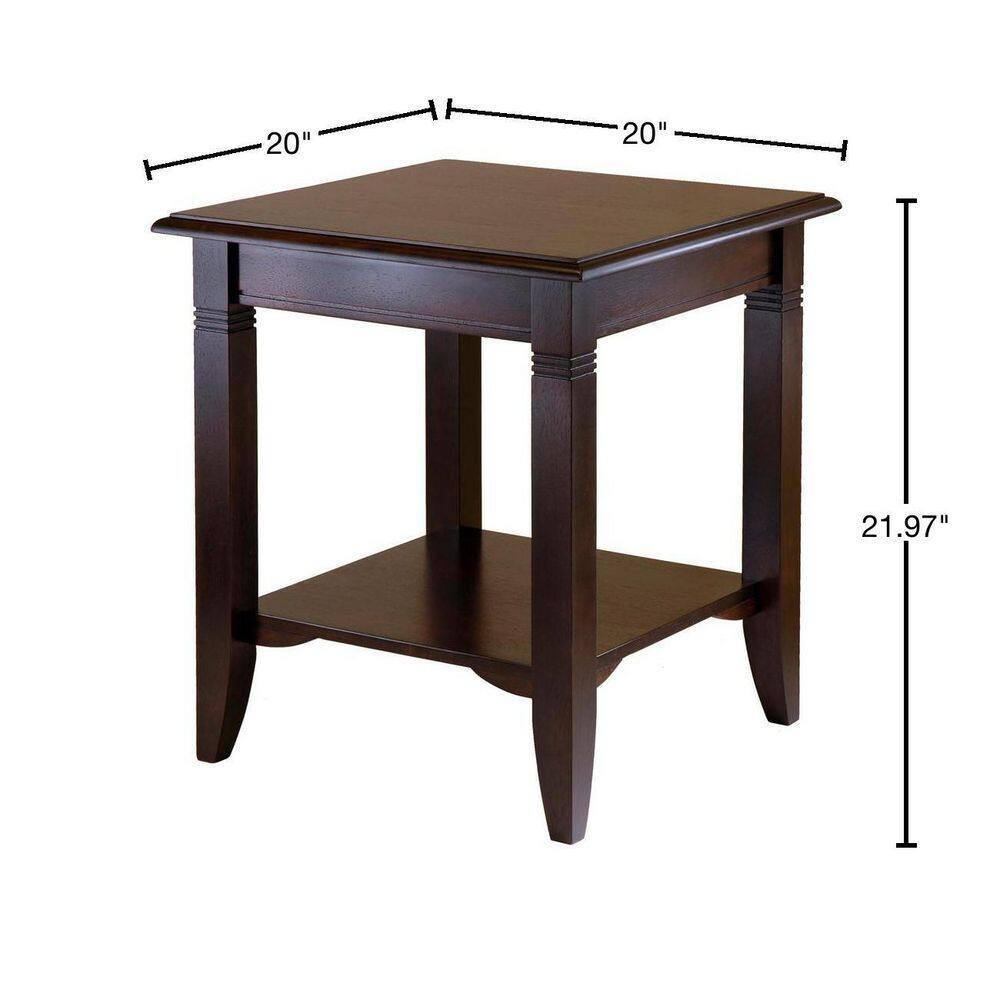 Nolan Cappuccino End Table - thumbnail 10