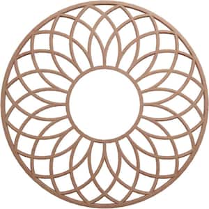 16 in. x 16 in. x 1/4 in. Cannes Wood Fretwork Pierced Ceiling Medallion, Wood (Paint Grade)