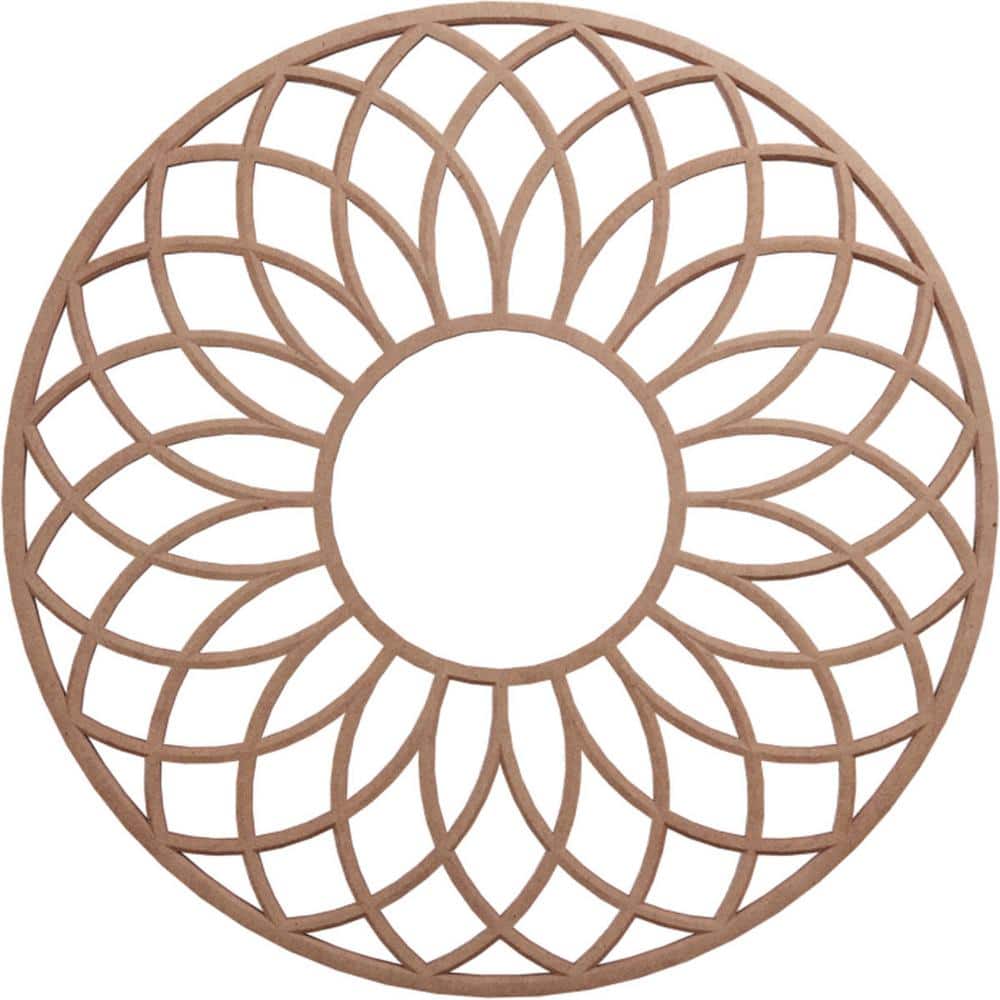 0.375 in. x 5.5 in. x 16 in. Wood Medallion Moulding price history on PriceWatchPro