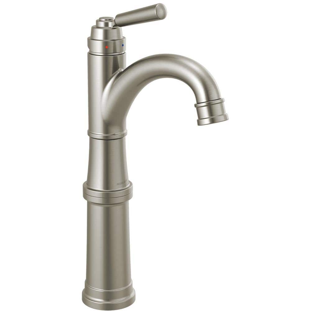 Westchester Traditional Brushed Nickel Vessel Bathroom Faucet
