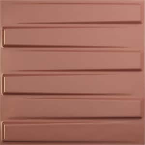 19 5/8 in. x 19 5/8 in. Keyes EnduraWall Decorative 3D Wall Panel, Champagne Pink (12-Pack for 32.04 Sq. Ft.)