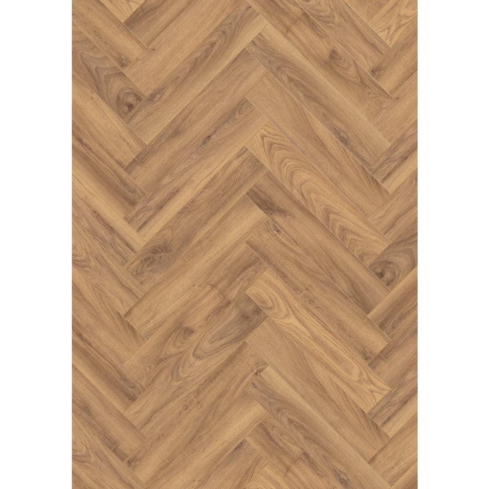 Firebrand Oak Herringbone 8mm T x 4.96 in. W Water Resistant Laminate Wood Flooring (9.40 sq. ft./Case) price history on PriceWatchPro