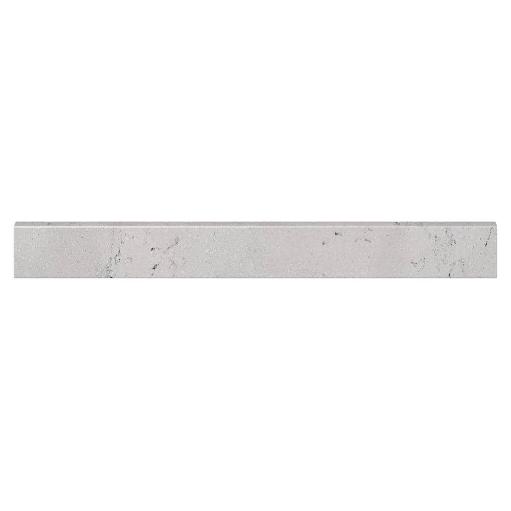 37 in. Cultured Marble Backsplash in Icy Stone price history on PriceWatchPro
