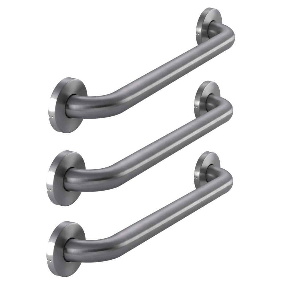 Juno Black Non-Slip Stainless steel Safety Support Grab Bar Bathtub Support  For Elder Anti-Slip Handle Grip