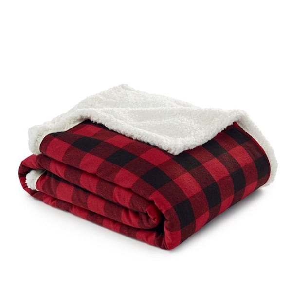 Cabin Plaid Throw and Pillow Set by Eddie Bauer 