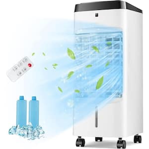 8,000 BTU Portable Air Conditioner Cools 200 Sq. Ft. with Humidifier in White