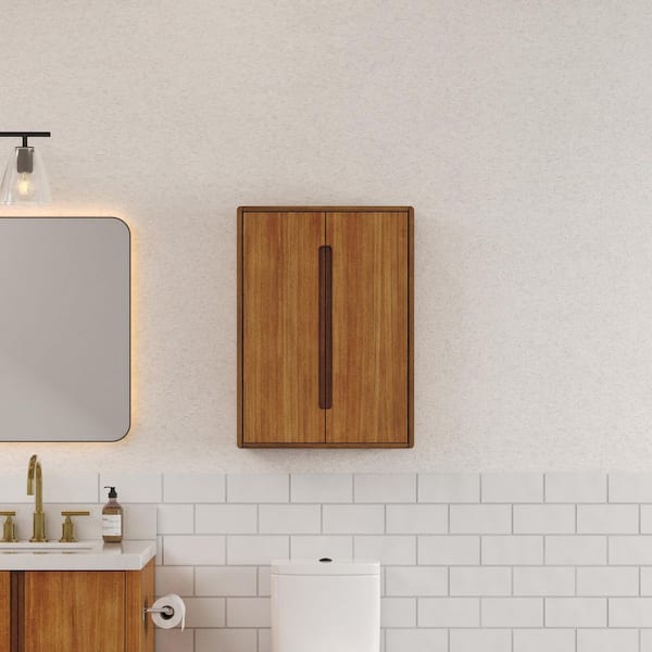 Sequoia 24 in. W x 8 in. D x 33 in. H Bathroom Storage Wall Cabinet in Mangowood