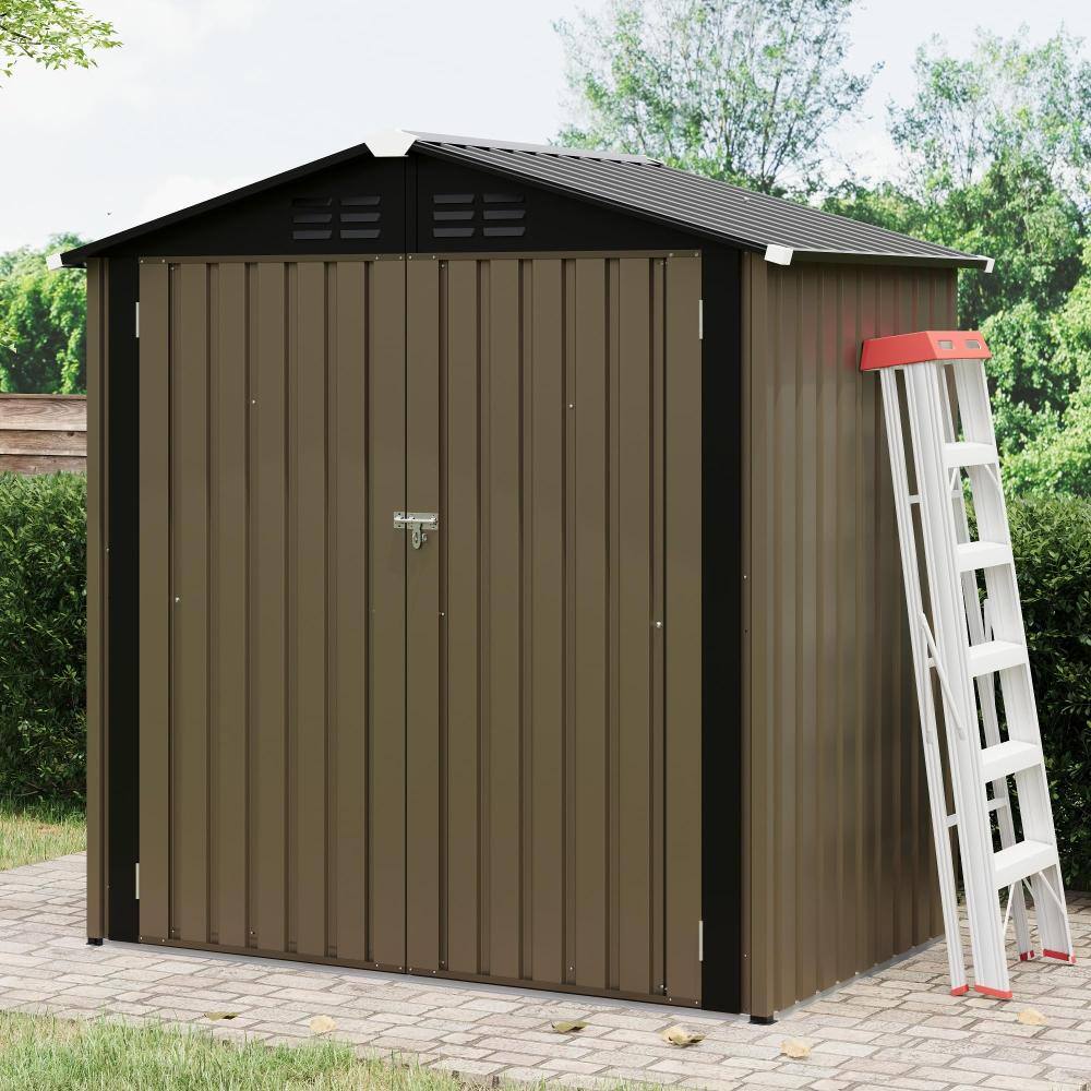 6x4 Ft Outdoor Garden Tool Storage Shed Sloping Roof Double Lockable price history on PriceWatchPro