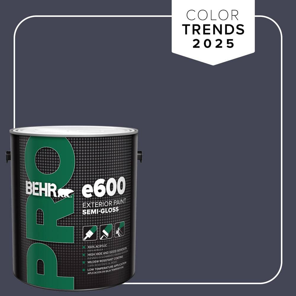 1 gal. #PPU15-19 Black Sapphire Semi-Gloss Exterior Paint price history on PriceWatchPro
