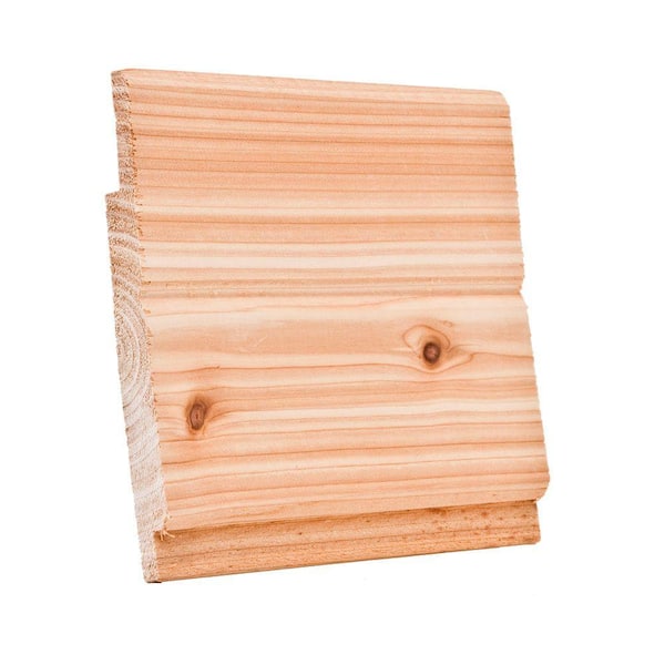 Selkirk Cedar 1 in. x 8 in. x 8 ft. Select Tight Knot Kiln-Dried Cedar Channel Siding Board
