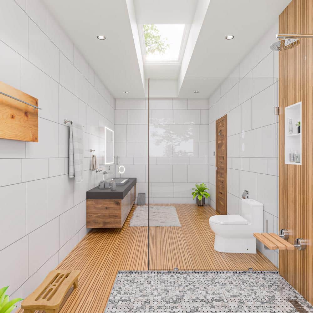 32" Brushed Stainless Steel Linear Shower Drain