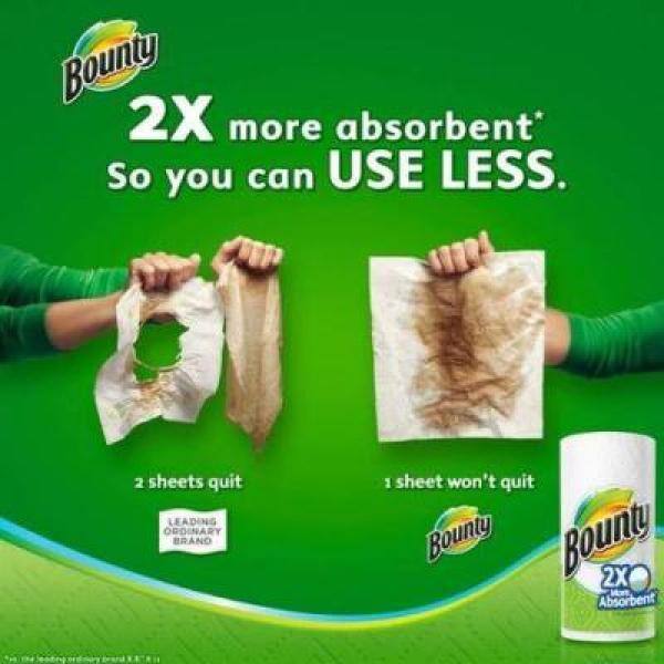 Did you know Bounty Sells The Biggest Roll of Paper Towels?