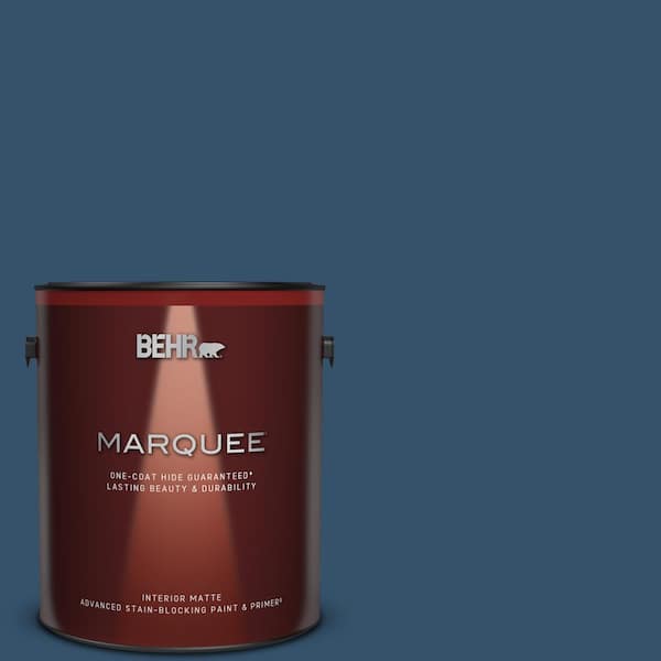 BEHR MARQUEE 1 gal. #MQ5-58 Velvet Rope One-Coat Hide Matte Interior Paint & Primer