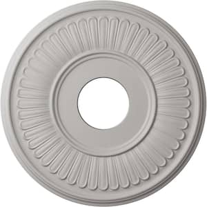 3/4 in. x 15-3/4 in. x 15-3/4 in. Polyurethane Berkshire Ceiling Medallion, Ultra Pure White