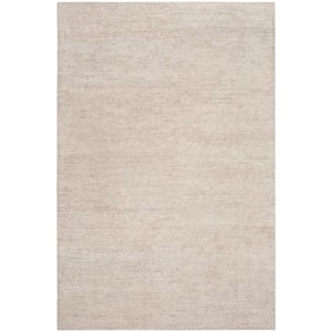 Stone Wash Light Gray 4 ft. x 6 ft. Solid Area Rug