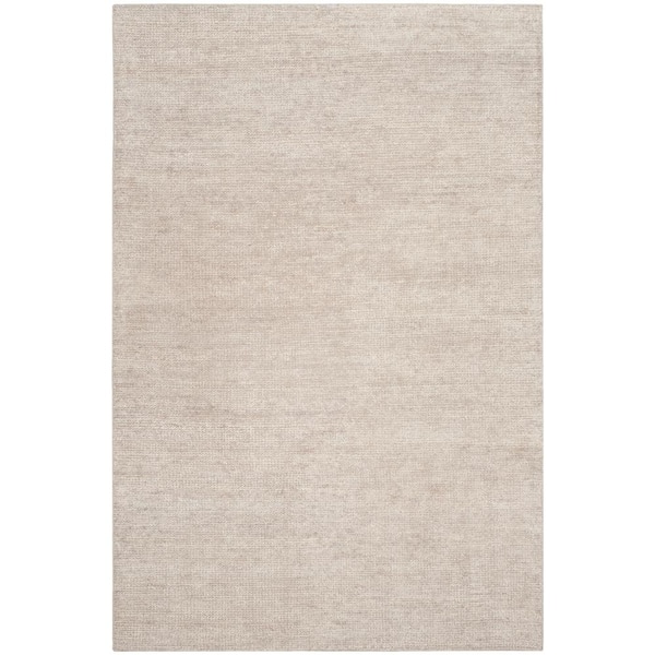 SAFAVIEH Stone Wash Light Gray 4 ft. x 6 ft. Solid Area Rug