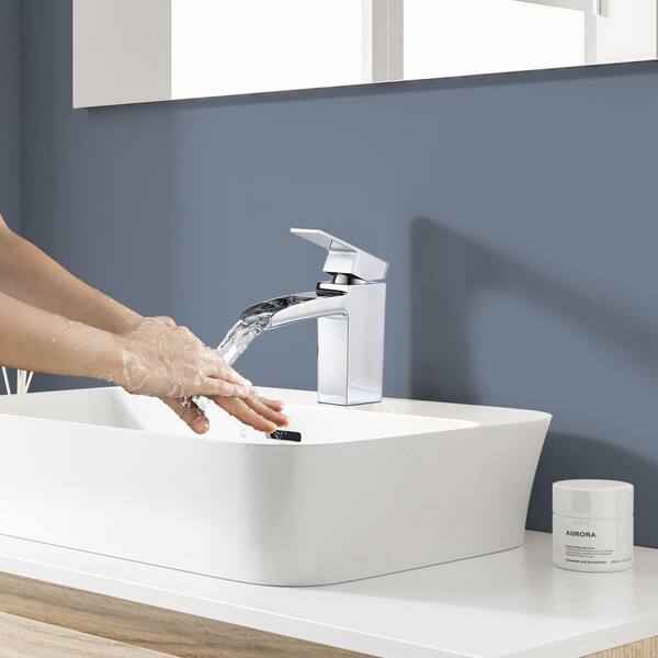 TopCraft Waterfall Modern Luxurious Single Handle Single Hole