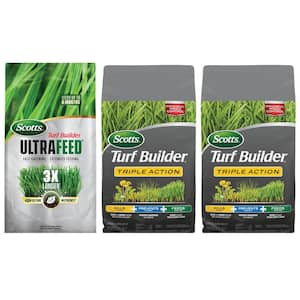 Turf Builder Triple Action1 and Ultrafeed Annual Program Northern for Small Lawns