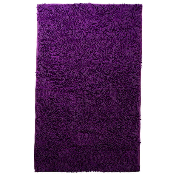 Lavish Home Purple 2 ft. x 3 ft. Area Rug