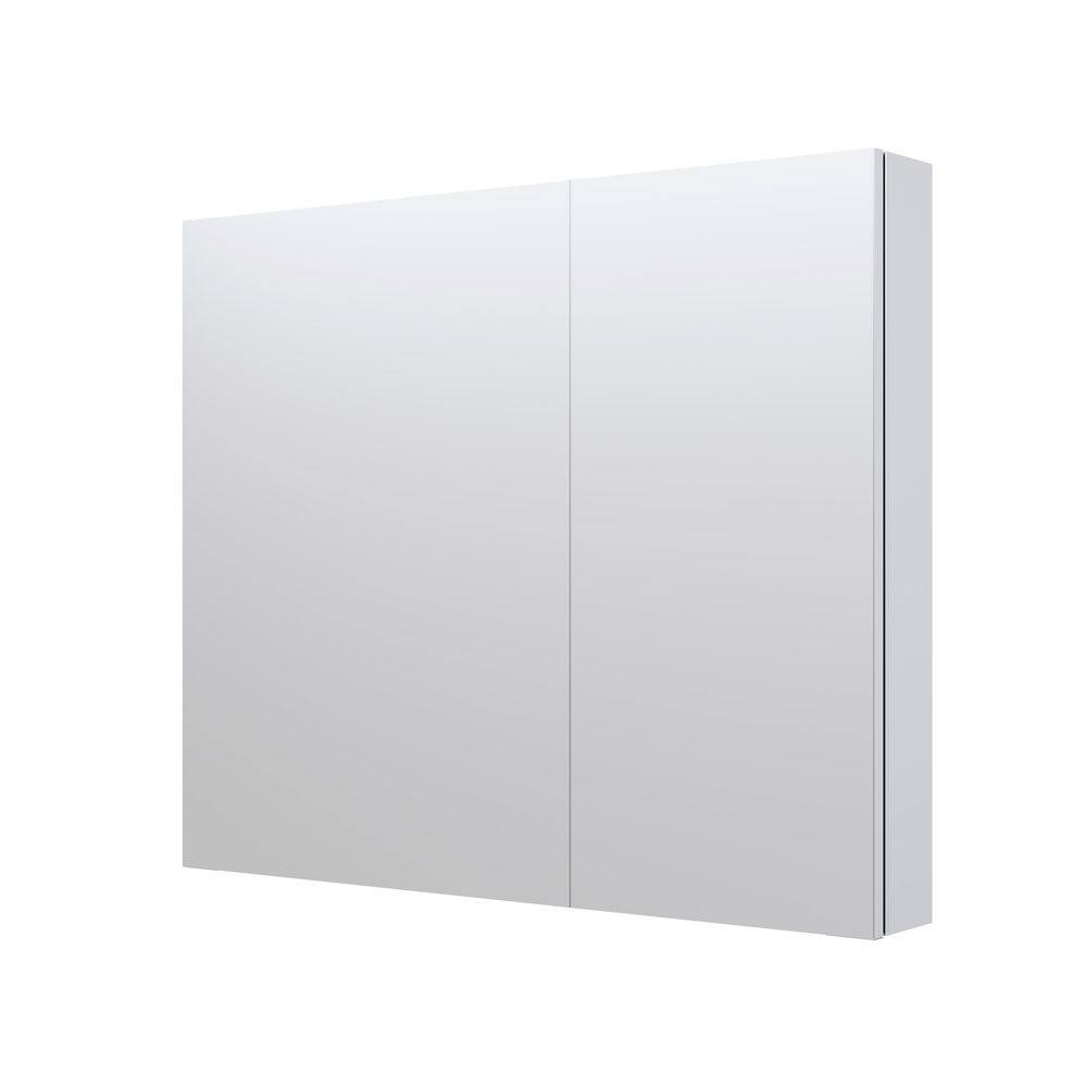 RO 36 in. W x 30 in. H Rectangular Surface or Recessed Mount Chrome Aluminum Medicine Cabinet with Mirror price history on PriceWatchPro