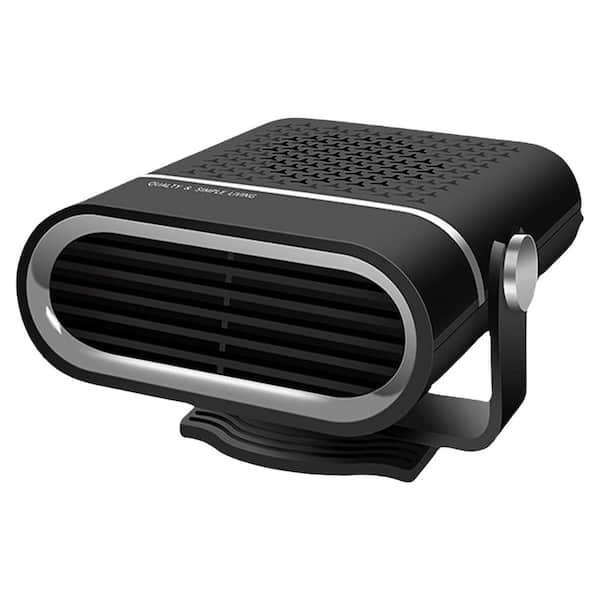 12V 150W Portable Car Heater and Cooler 2-in-1 Black ABS Plastic with Overheat Protection for Cars SUVs Trucks