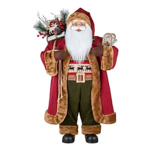 3 ft. Santa with Presents and Snowshoes