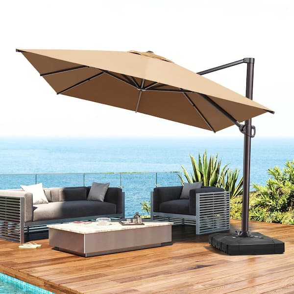heavy duty rectangular patio umbrella LED Elevate your outdoor living space with our 8x10 FT Rectangular Patio Umbrella Pellebant 10x13 ft Patio Cantilever