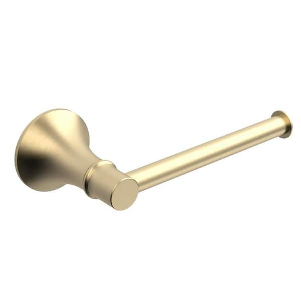 Glacier Bay Sadira Wall mounted Single Post Toilet Paper Holder in Brushed Gold