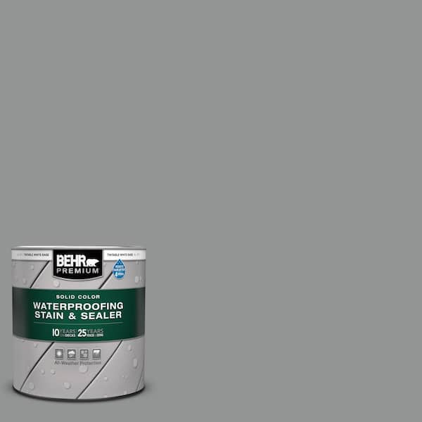 BEHR PREMIUM 1 qt. #780F-5 Anonymous Solid Color Waterproofing Exterior Wood Stain and Sealer