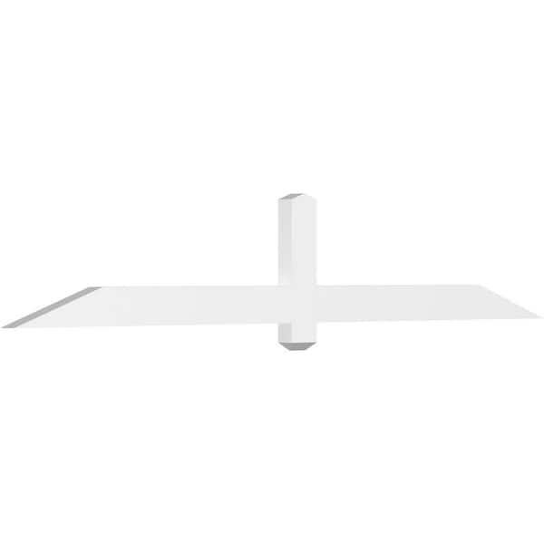 Ekena Millwork Eugene 84 in. W x 14 in. H x 2 in. D Signature Polyurethane Bracket