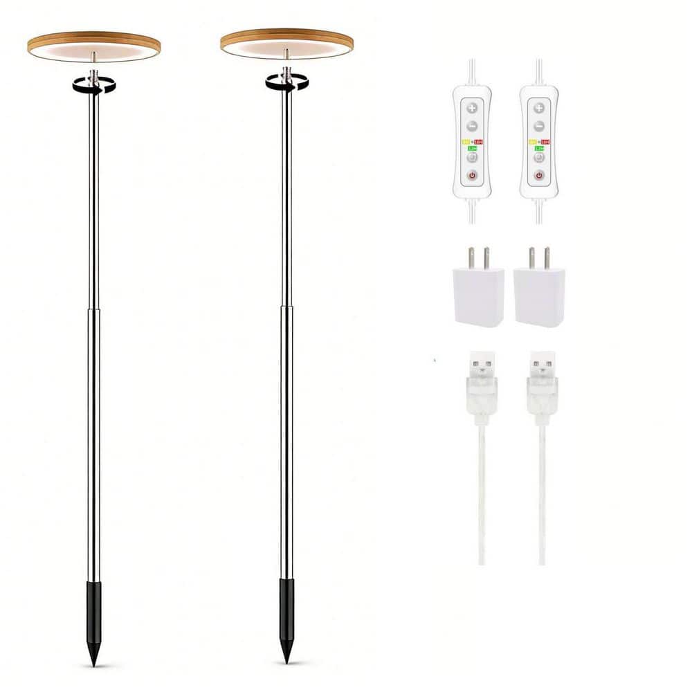 2-Pack Grow Light for Indoor Plants, Full Spectrum, Height Adjustable, Automatic Timer, 5V Low Safe Voltage, Warm White price history on PriceWatchPro