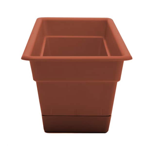 Bloem 5.75 in. H X 30 in. W X 7.5 in. D Plastic Window Box Terracotta