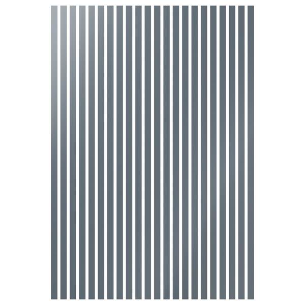Ekena Millwork Adjustable Slat Wall 1/8 in. T x 2 ft. W x 8 ft. L Dark Grey Acrylic Decorative Wall Paneling (22-Pack)