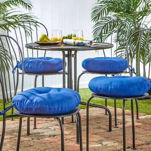 Solid Marine 15 in. Round Outdoor Seat Cushion (4-Pack)