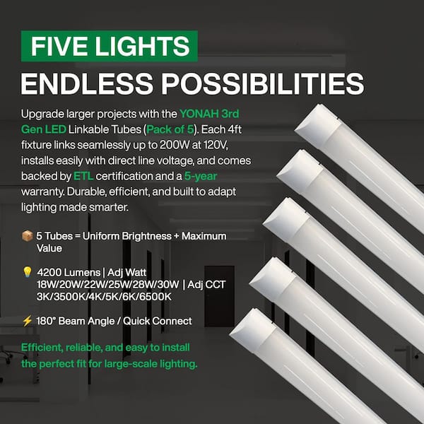 BEYOND LED TECHNOLOGY Contractor Select 4ft. LED Linkable