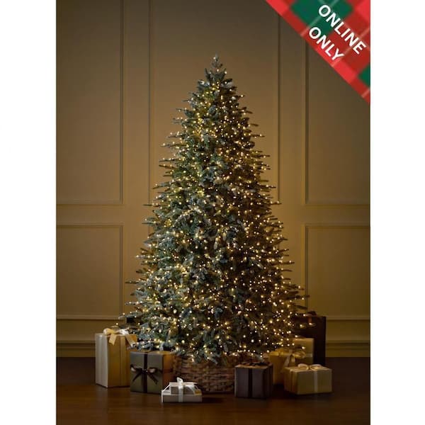 7.5 ft SMART Grand Duchess Twinkling Balsam Fir Flocked LED Pre-Lit Tree