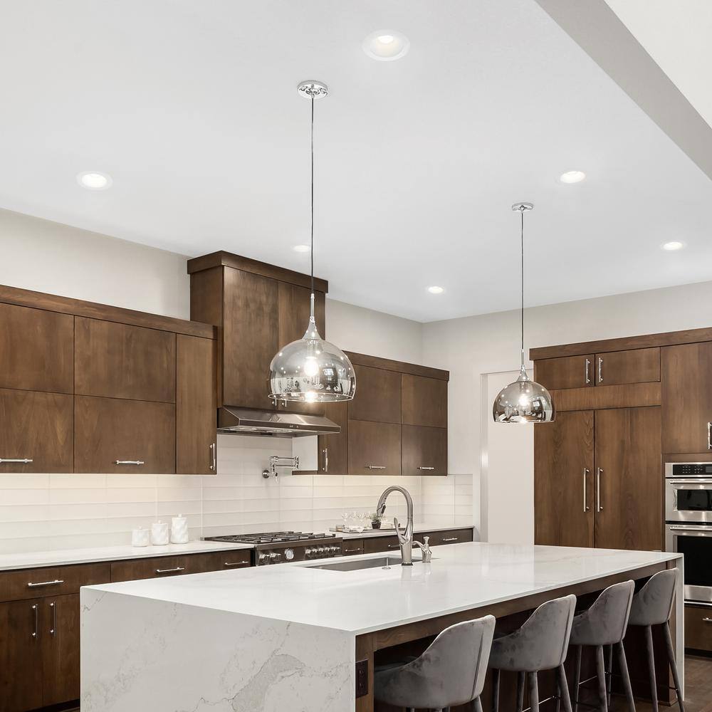White Aluminum 7.1" Round LED Recessed Downlight