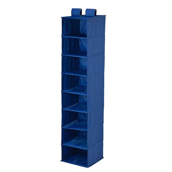 Honey-Can-Do 8-Shelf Navy Polyester Hanging Organizer