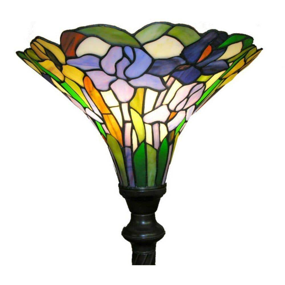 leadlight standard lamps