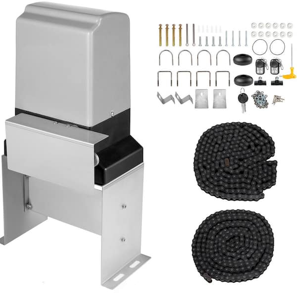 Automatic Slide Gate Opener 3300 lbs. with Infrared Security Photocell Sensor Sliding Gate Opener with 2 Remote Controls
