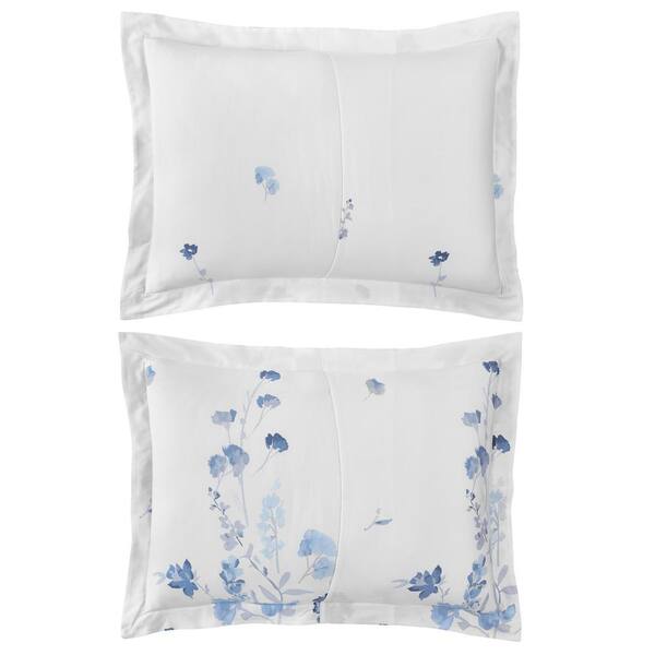 Home Decorators Collection Loriana 3-Piece Blue Floral King