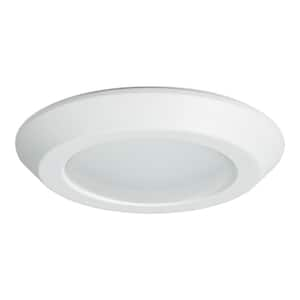 BLD 6 in. White Integrated LED Recessed Ceiling Mount Light Trim Selectable CCT (2700K-5000K)