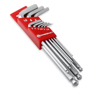 9-Piece Metric Long Arm Hex Key Wrench Set