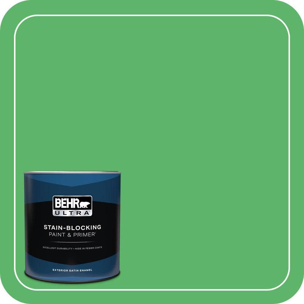 1 qt. #P390-6 Lawn Party Satin Enamel Exterior Paint & Primer price history on PriceWatchPro