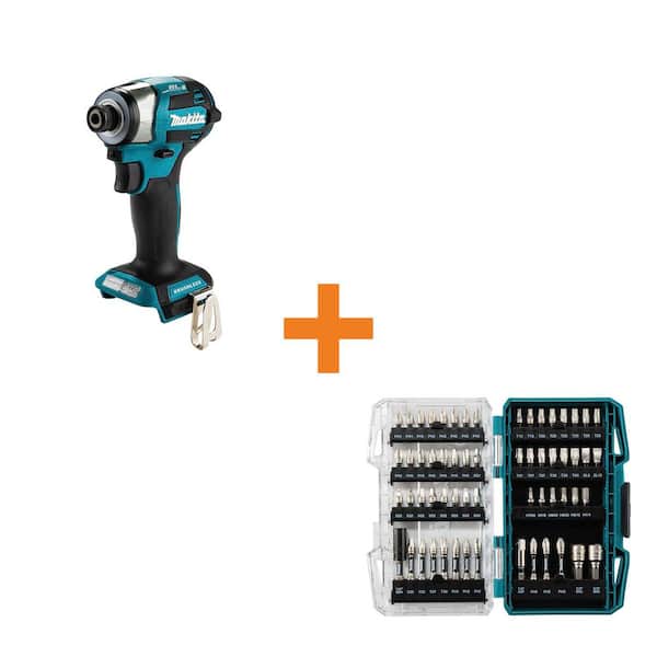 18-Volt LXT Lithium-Ion Brushless 4-Speed Impact Driver w/ IMPACT XPS Alloy Steel Impact Rated Drill Bit Set (60-Piece)