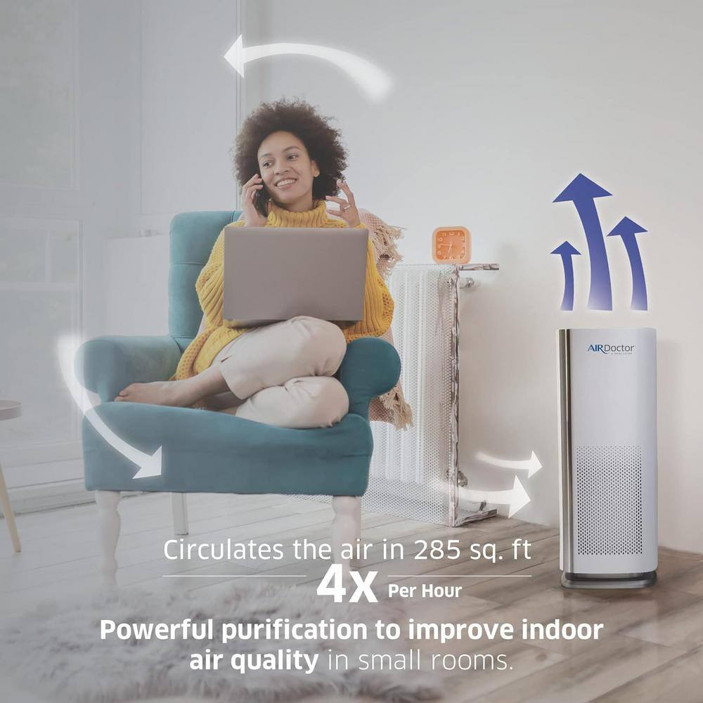 AirDoctor AD1000 White HEPA Tower Air Purifier