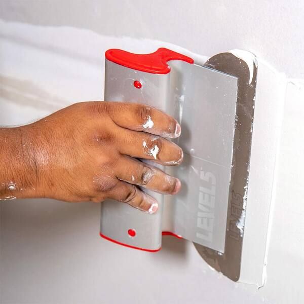 LEVEL5 10 in. Skimming Blade with 49 to 87 in. Extension Handle and Handle Adapter