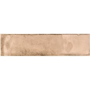 Moze Taupe 3 in. x 12 in. Ceramic Subway Wall Tile Sample