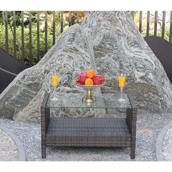 AUTMOON 1-Piece Outdoor Coffee Table